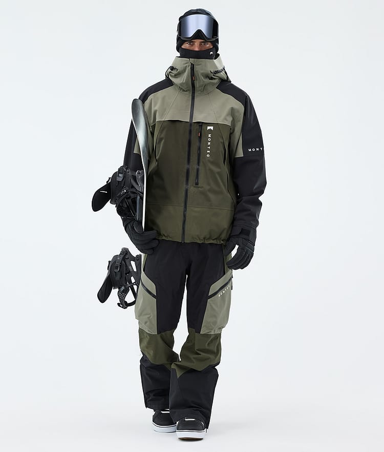 Montec Oracle Snowboard Jacket Men Greenish/Black/Olive Green, Image 2 of 9