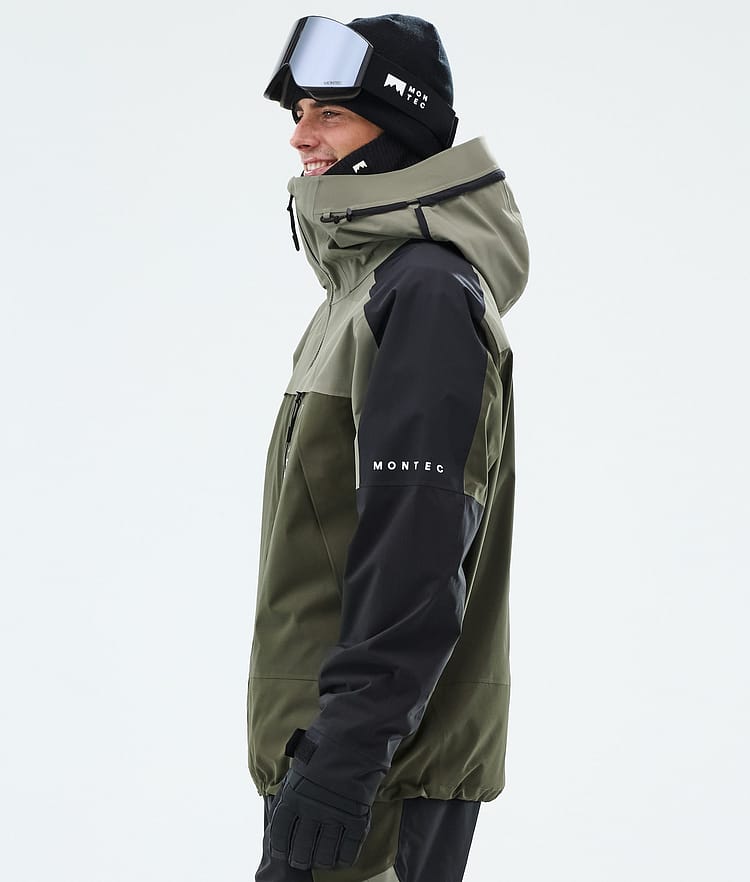 Montec Oracle Snowboard Jacket Men Greenish/Black/Olive Green, Image 5 of 9