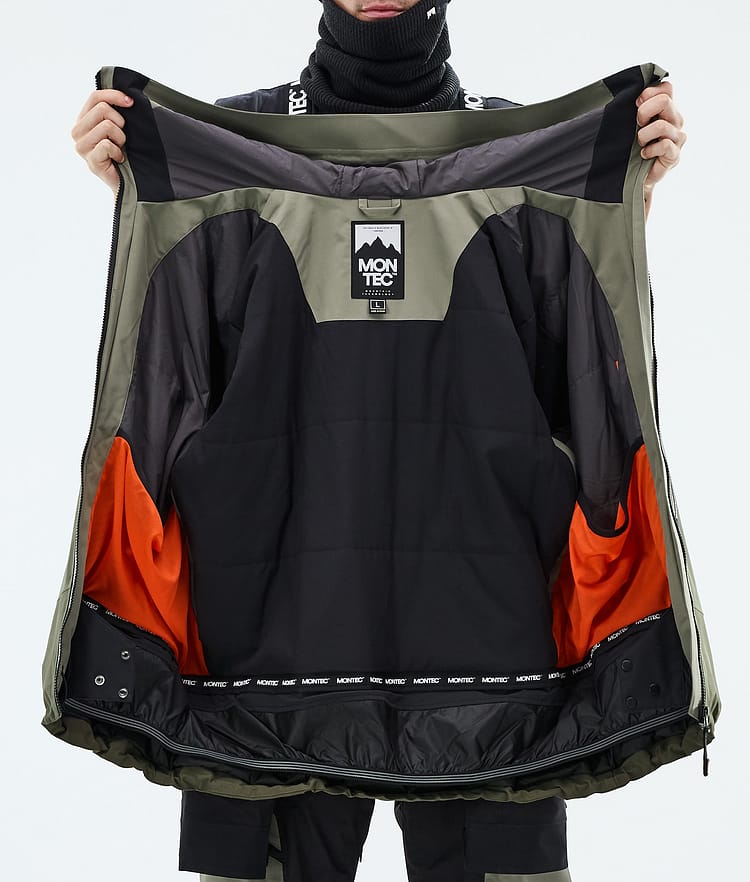 Montec Oracle Giacca Sci Uomo Greenish/Black/Olive Green, Image 9 of 9