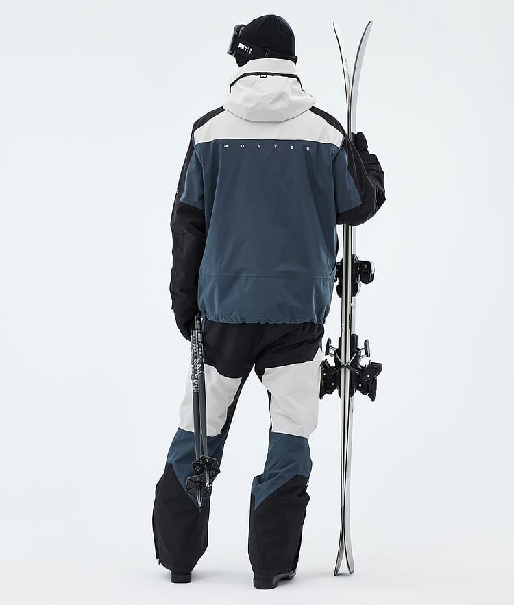 Montec Oracle Ski Jacket Men Light Grey/Black/Metal Blue, Image 3 of 9