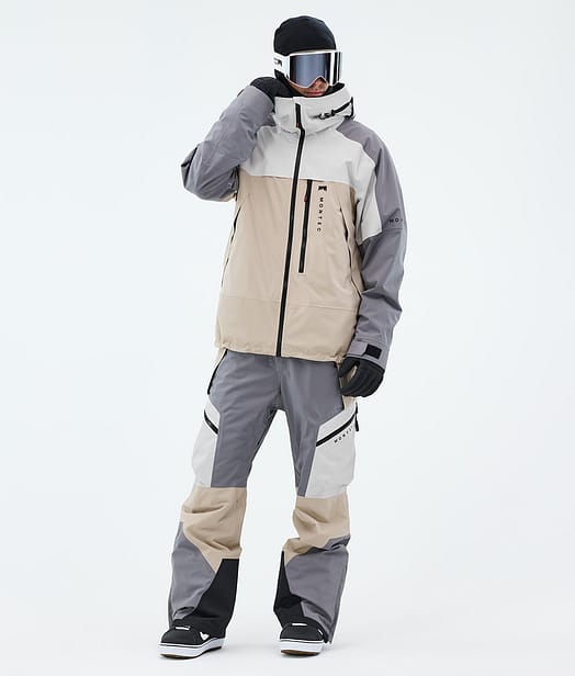Montec Oracle Snowboard Outfit Light Grey/Light Pearl/Sand