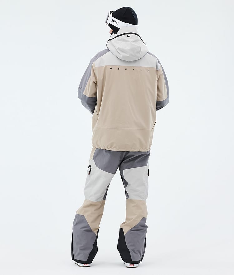 Montec Oracle Giacca Snowboard Uomo Light Grey/Light Pearl/Sand, Image 3 of 9