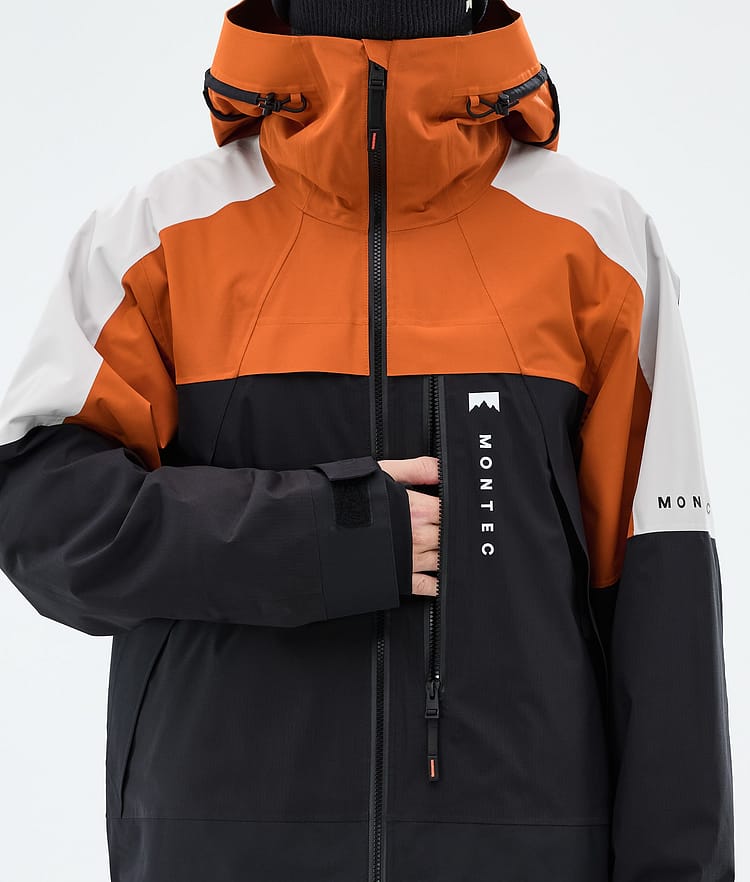 Montec Oracle Giacca Sci Uomo Burned Orange/Light Grey/Black, Image 8 of 9