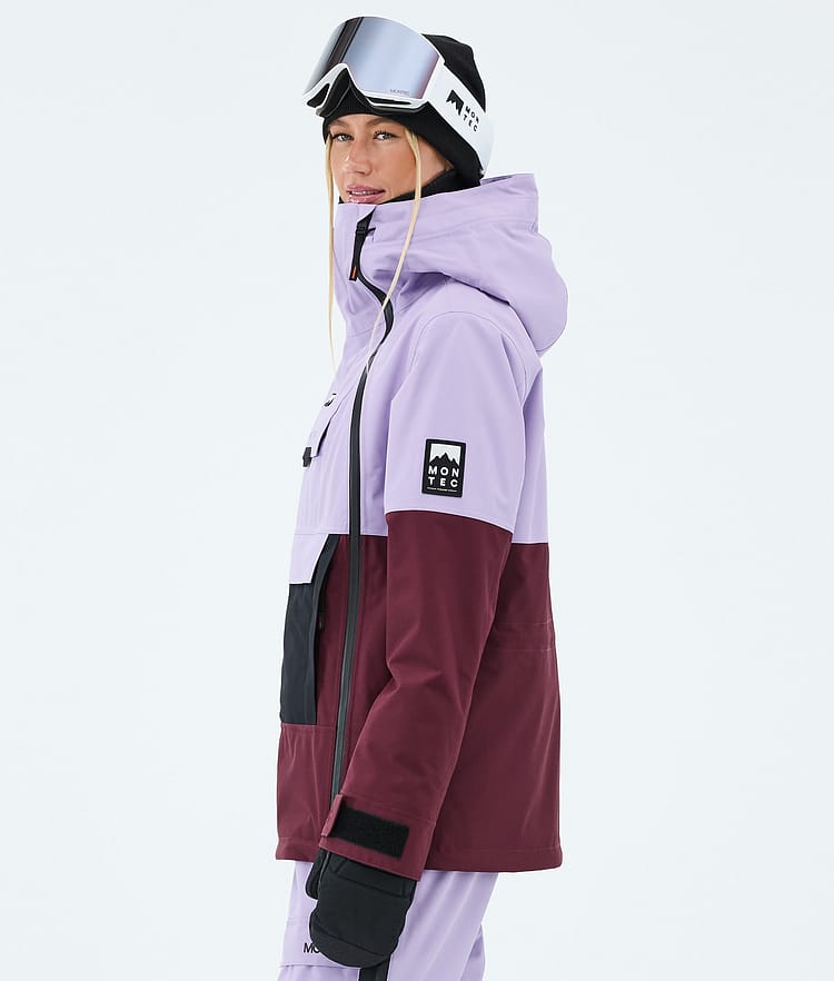 Montec Doom W Snowboard Jacket Women Faded Violet/Black/Burgundy, Image 5 of 10