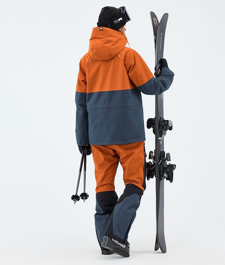 Montec Doom W Veste de Ski Femme Burned Orange/Black/Metal Blue, Image 3 of 10