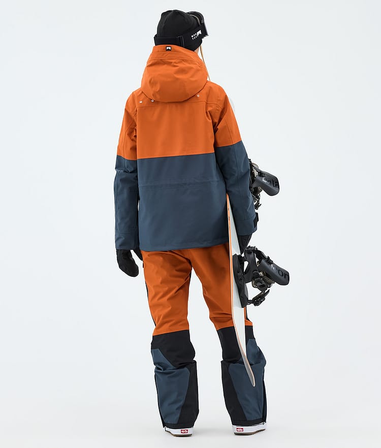 Montec Doom W Veste Snowboard Femme Burned Orange/Black/Metal Blue, Image 3 of 10