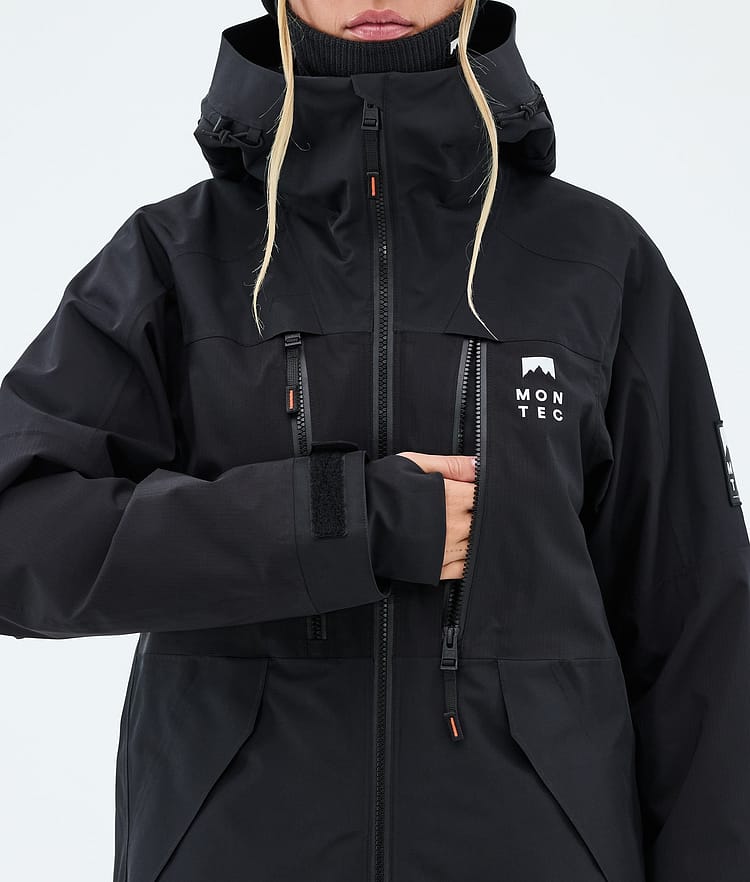 Montec Sentinel W Giacca Snowboard Donna Black, Image 8 of 9