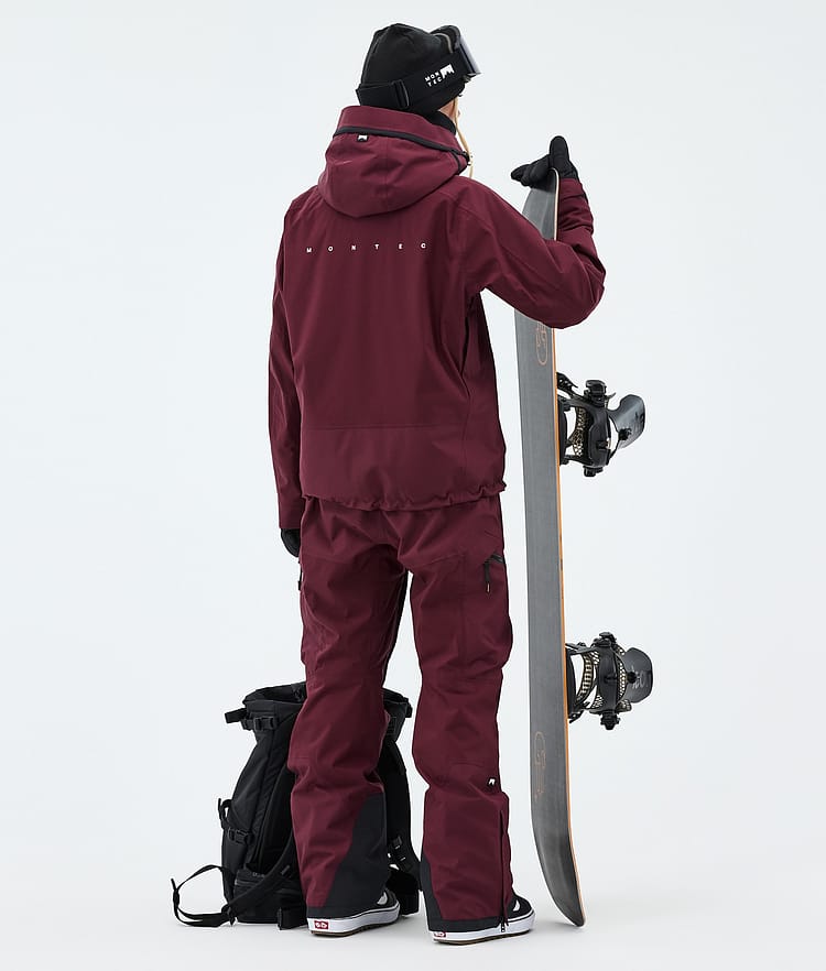 Montec Sentinel W Snowboardjacke Damen Burgundy, Image 3 of 9