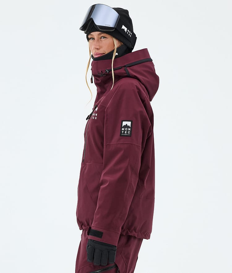 Montec Sentinel W Snowboardjacke Damen Burgundy, Image 5 of 9