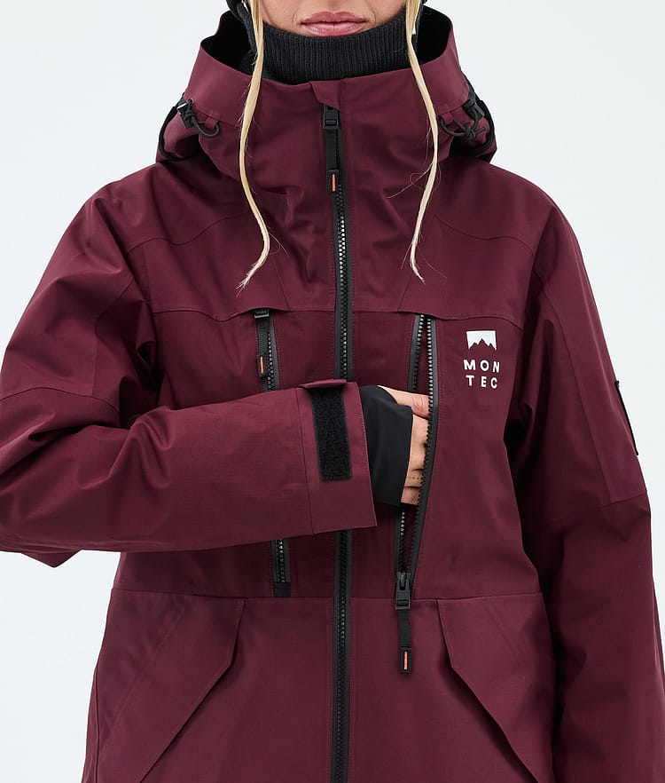 Montec Sentinel W Giacca Sci Donna Burgundy, Image 8 of 9