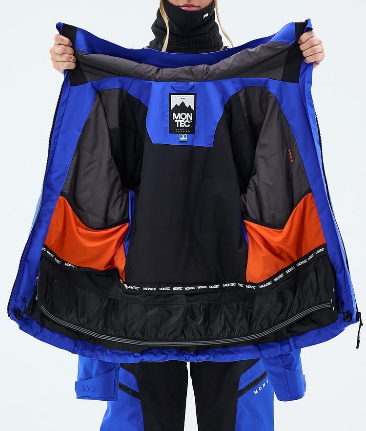 Montec Oracle W Giacca Snowboard Donna Cobalt Blue, Image 9 of 9