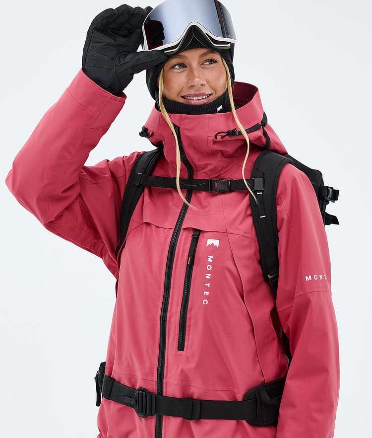 Montec Oracle W Giacca Snowboard Donna Light Red, Image 4 of 9