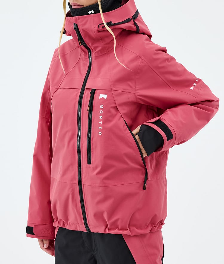 Montec Oracle W Giacca Snowboard Donna Light Red, Image 7 of 9