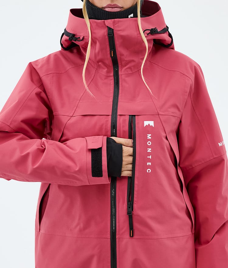 Montec Oracle W Giacca Sci Donna Light Red, Image 8 of 9