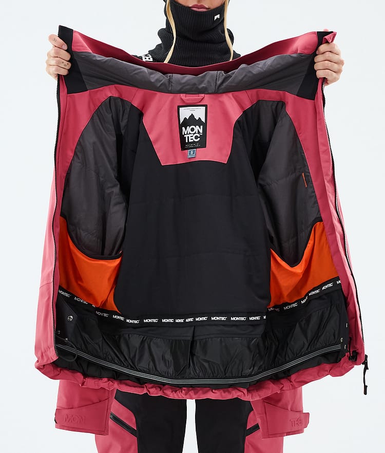 Montec Oracle W Giacca Sci Donna Light Red, Image 9 of 9