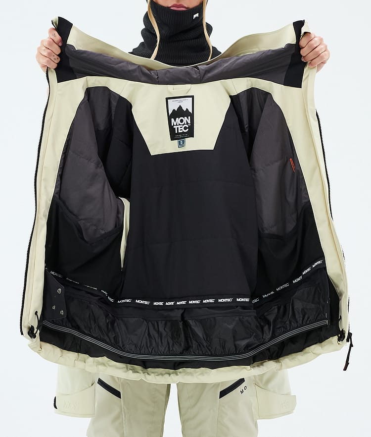 Montec Oracle W Chaqueta Snowboard Mujer Dirty White, Image 9 of 9