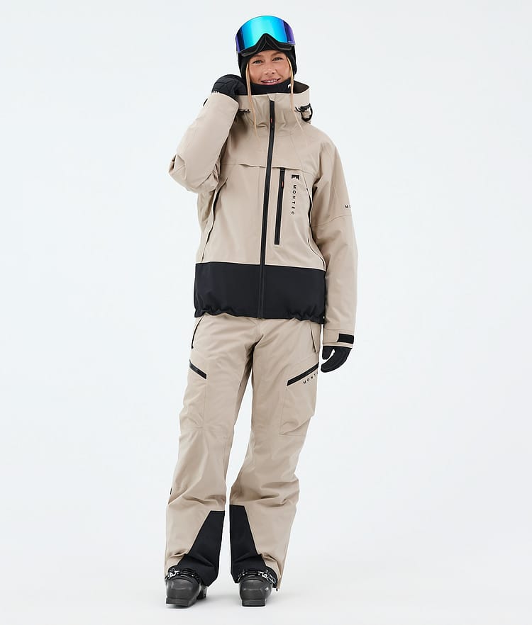 Montec Oracle W Giacca Sci Donna Sand/Black, Image 2 of 9