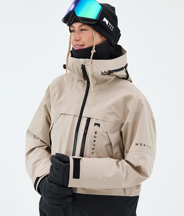 Montec Oracle W Chaqueta Snowboard Mujer Sand/Black, Image 4 of 9