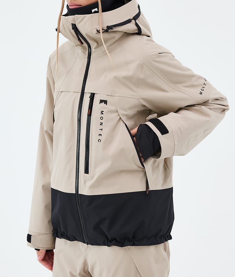 Montec Oracle W Chaqueta Snowboard Mujer Sand/Black, Image 7 of 9