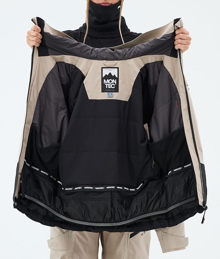 Montec Oracle W Giacca Sci Donna Sand/Black, Image 9 of 9
