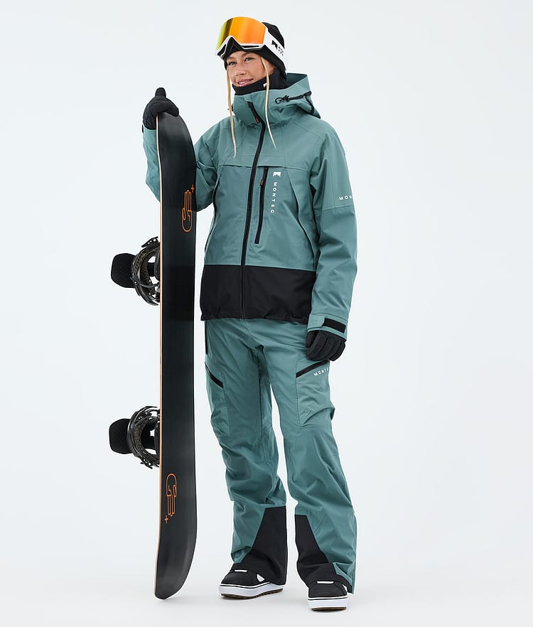 Montec Oracle W Giacca Snowboard Donna Atlantic/Black, Image 2 of 9
