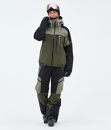 Montec Oracle W Ski Outfit Greenish/Black/Olive Green