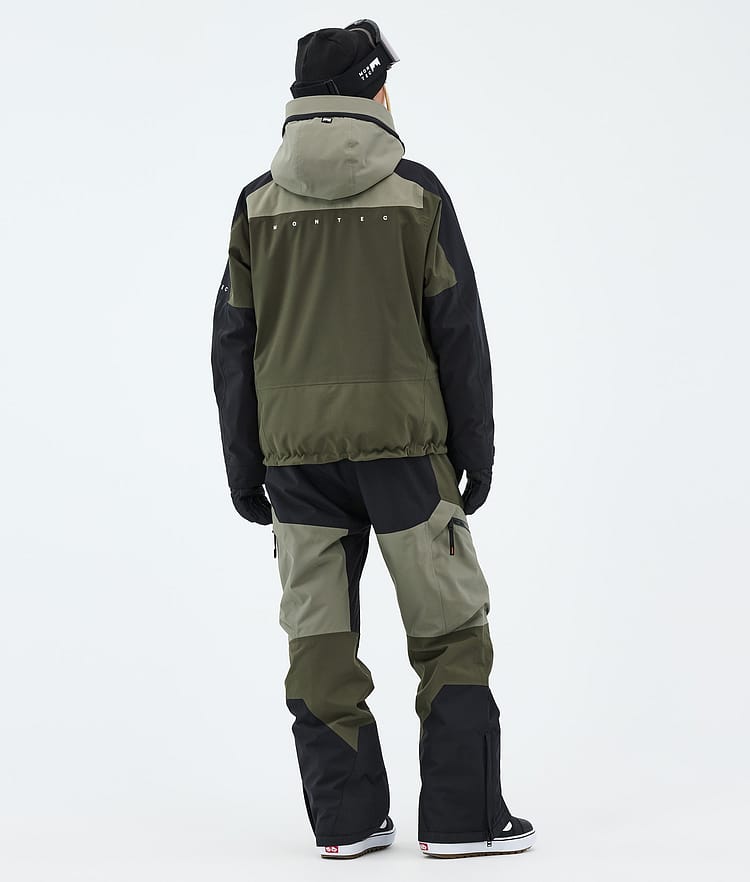 Montec Oracle W Giacca Snowboard Donna Greenish/Black/Olive Green, Image 3 of 9