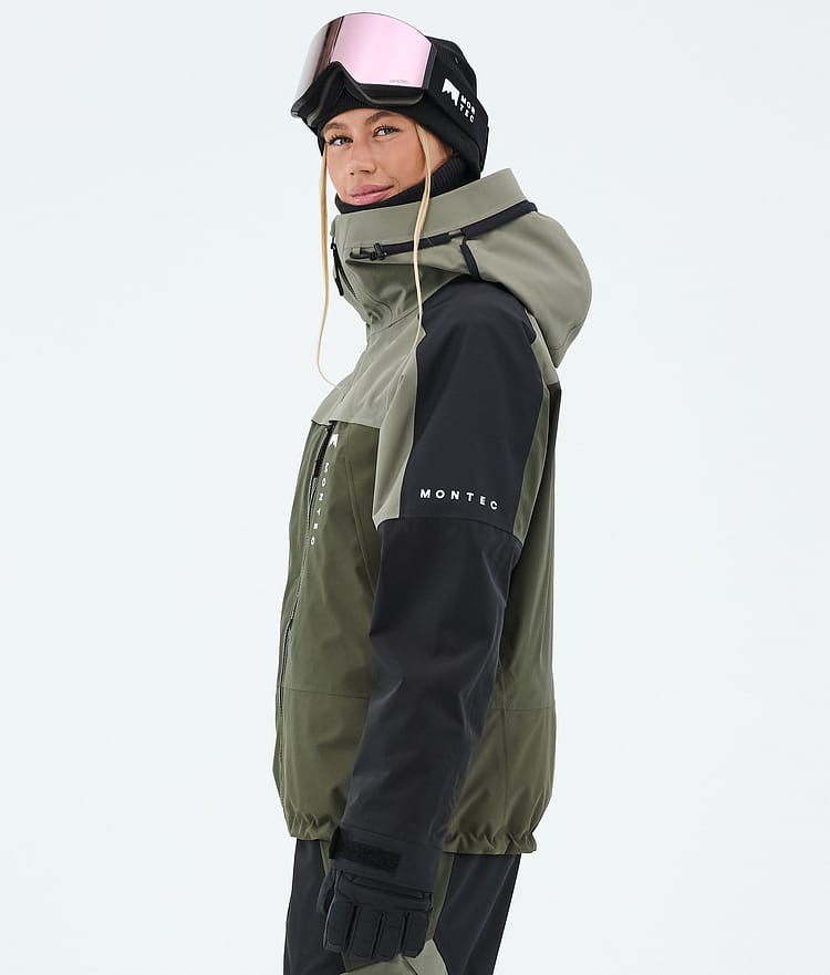 Montec Oracle W Giacca Sci Donna Greenish/Black/Olive Green, Image 5 of 9