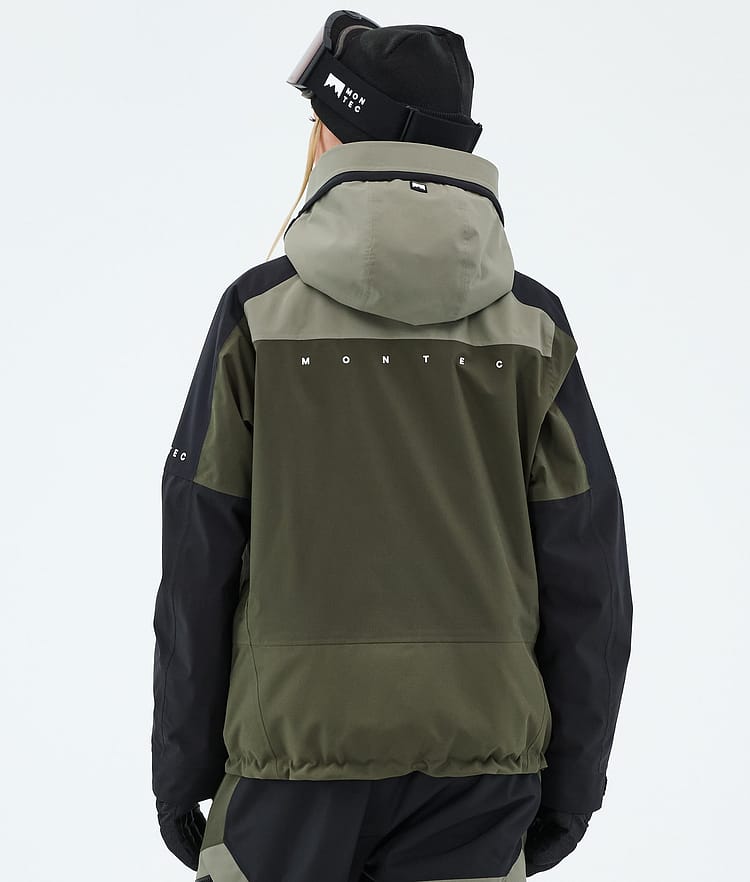Montec Oracle W Giacca Sci Donna Greenish/Black/Olive Green, Image 6 of 9
