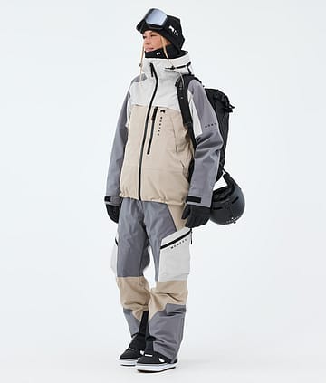 Montec Oracle W Snowboard Outfit Light Grey/Light Pearl/Sand
