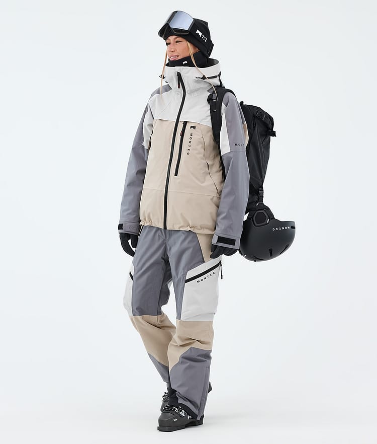 Montec Oracle W Giacca Sci Donna Light Grey/Light Pearl/Sand, Image 2 of 9