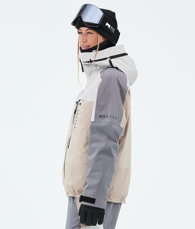 Montec Oracle W Giacca Sci Donna Light Grey/Light Pearl/Sand, Image 5 of 9