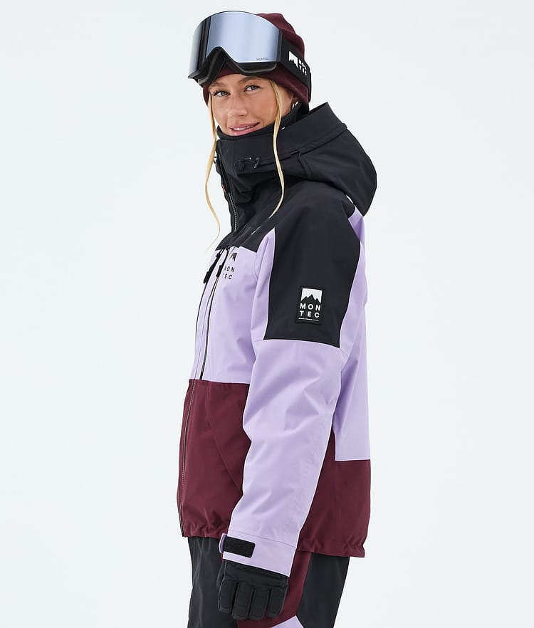 Montec Sentinel W Giacca Sci Donna Black/Faded Violet/Burgundy, Image 5 of 9