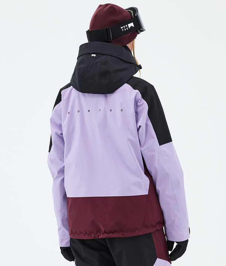 Montec Sentinel W Giacca Sci Donna Black/Faded Violet/Burgundy, Image 6 of 9