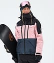 Montec Sentinel W Giacca Snowboard Donna Black/Soft Pink/Metal Blue