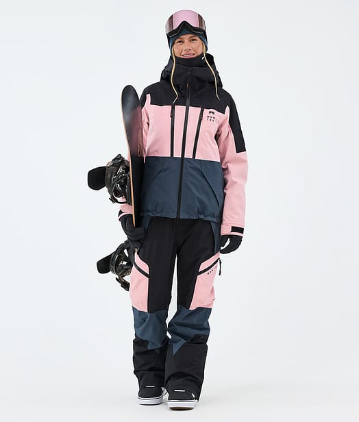 Montec Sentinel W Snowboard Outfit Black/Soft Pink/Metal Blue