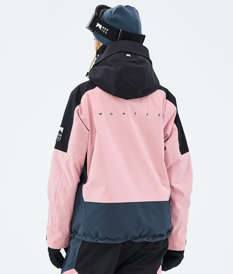 Montec Sentinel W Giacca Sci Donna Black/Soft Pink/Metal Blue, Image 6 of 9