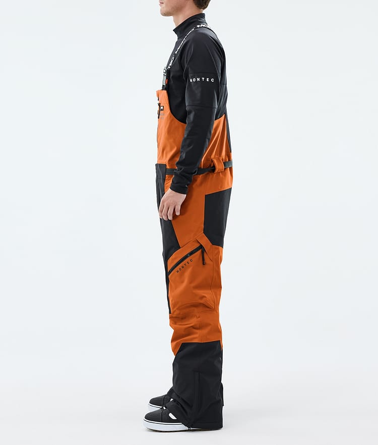 Montec Dozer Snowboard Bukser Herre Burned Orange/Black, Image 2 of 6