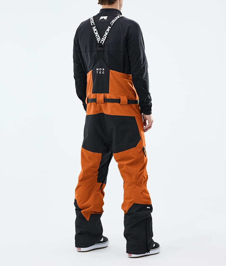 Montec Dozer Snowboard Bukser Herre Burned Orange/Black, Image 3 of 6