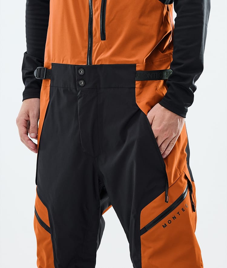 Montec Dozer Snowboard Bukser Herre Burned Orange/Black, Image 4 of 6