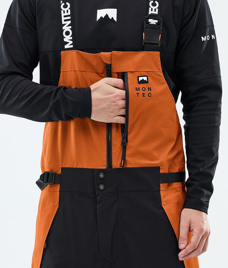 Montec Dozer Skihose Herren Burned Orange/Black, Image 5 of 6