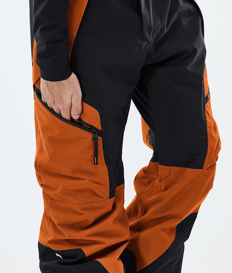 Montec Dozer Snowboard Bukser Herre Burned Orange/Black, Image 6 of 6