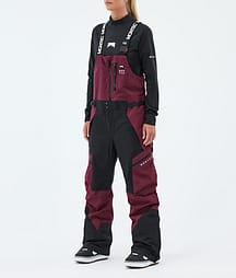 Montec Dozer W Pantalon de Snowboard Femme Burgundy/Black