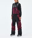 Montec Dozer W Snowboardhose Damen Burgundy/Black