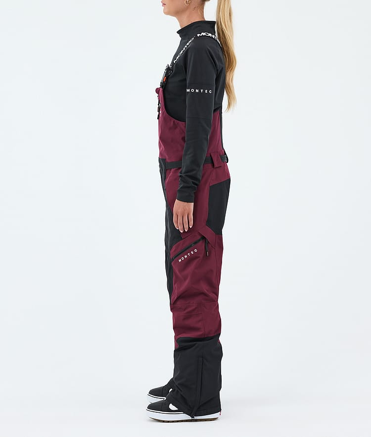 Montec Dozer W Snowboardhose Damen Burgundy/Black, Image 3 of 7