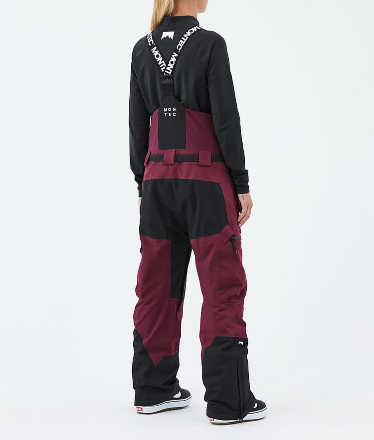 Montec Dozer W Snowboardhose Damen Burgundy/Black, Image 4 of 7