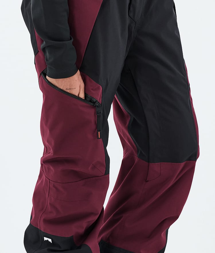 Montec Dozer W Snowboardhose Damen Burgundy/Black, Image 7 of 7