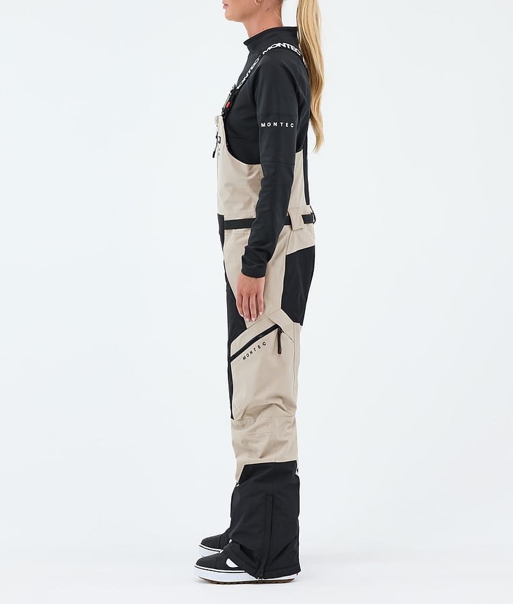 Montec Dozer W Pantalones Snowboard Mujer Sand/Black, Image 3 of 7