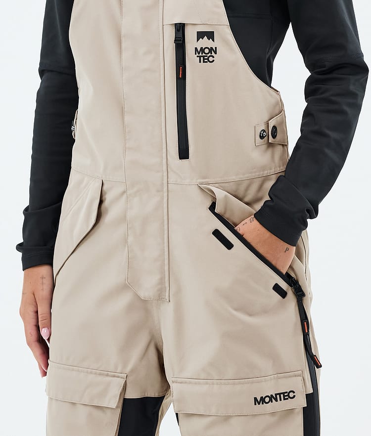 Montec Fawk W Snowboard Pants Women Sand/Black/Burgundy, Image 5 of 7