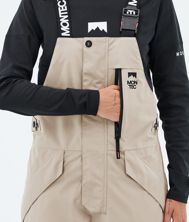 Montec Fawk W Pantaloni Sci Donna Sand/Black/Burgundy, Image 6 of 7